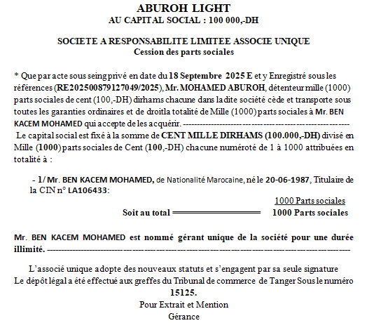 ABUROH LIGHT 