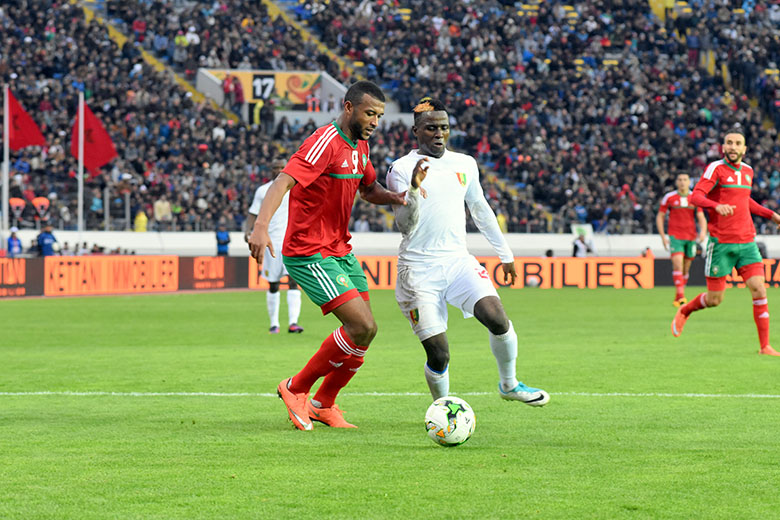 فوز المنتخب الوطني المغربي على غينيا في صور
