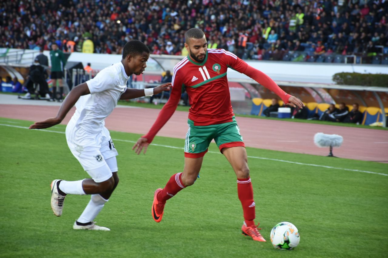 بالصور:المنتخب المغربي متفوق على ناميبيا 1-0