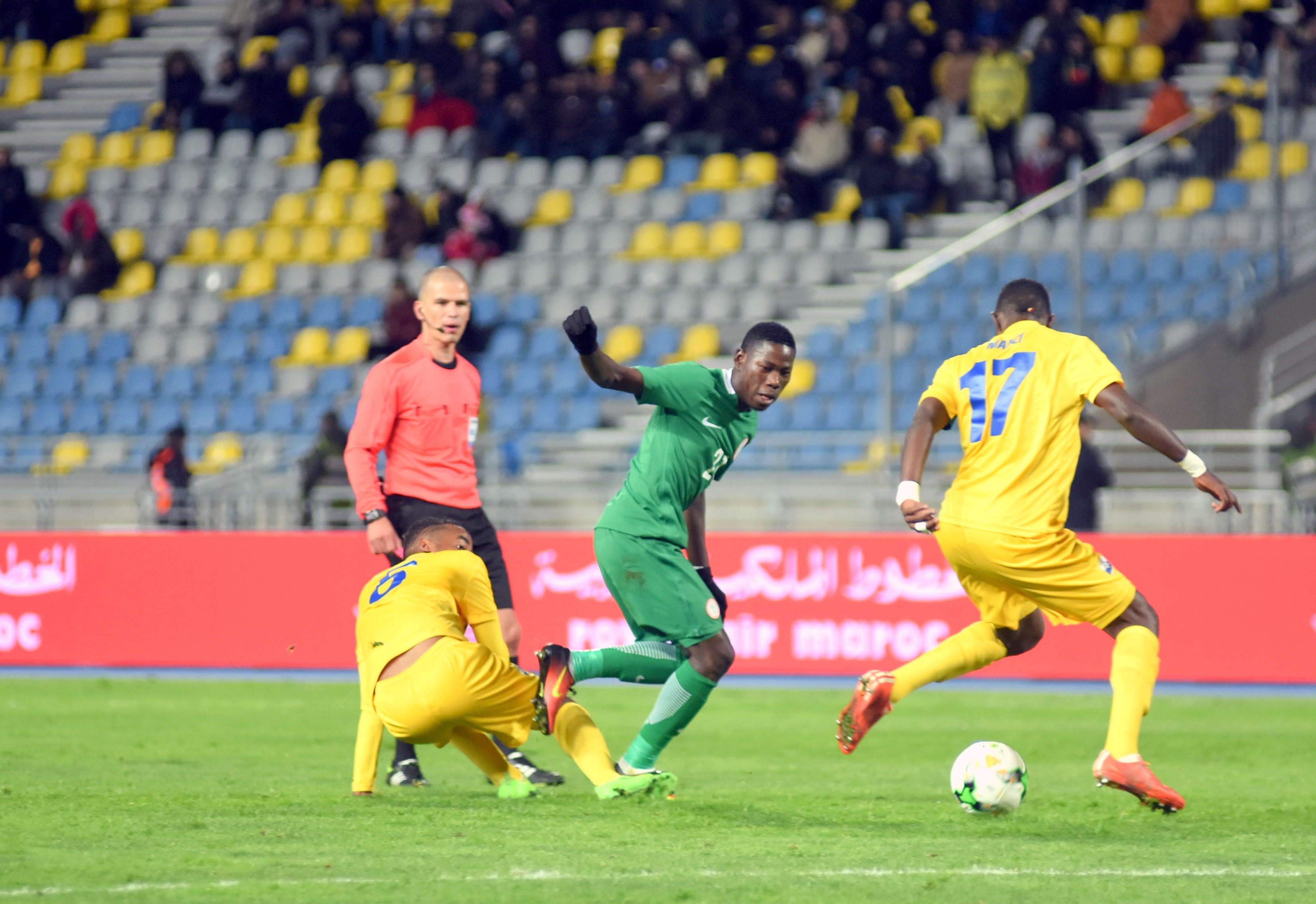 المنتخب النيجيري يقع في فخ التعادل أمام رواندا