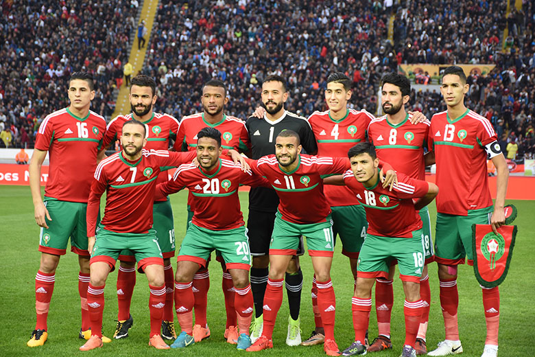 فوز المنتخب الوطني المغربي على غينيا في صور