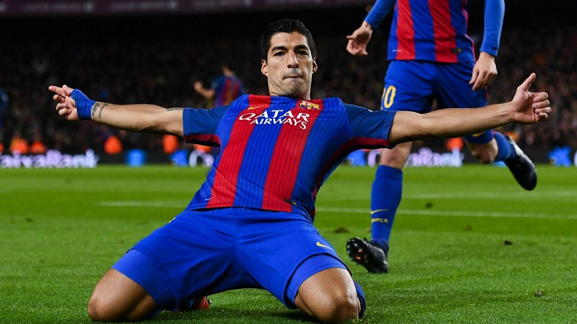 سواريز أسرع لاعب في تاريخ برشلونة 