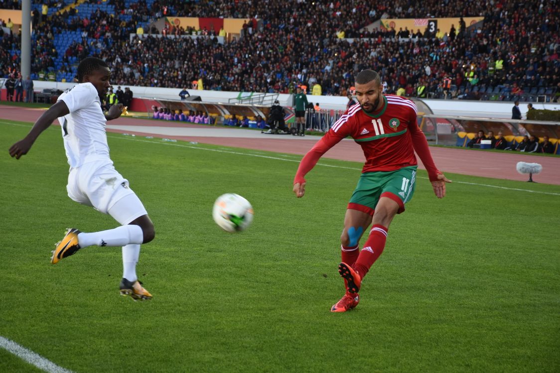 بالصور:المنتخب المغربي متفوق على ناميبيا 1-0
