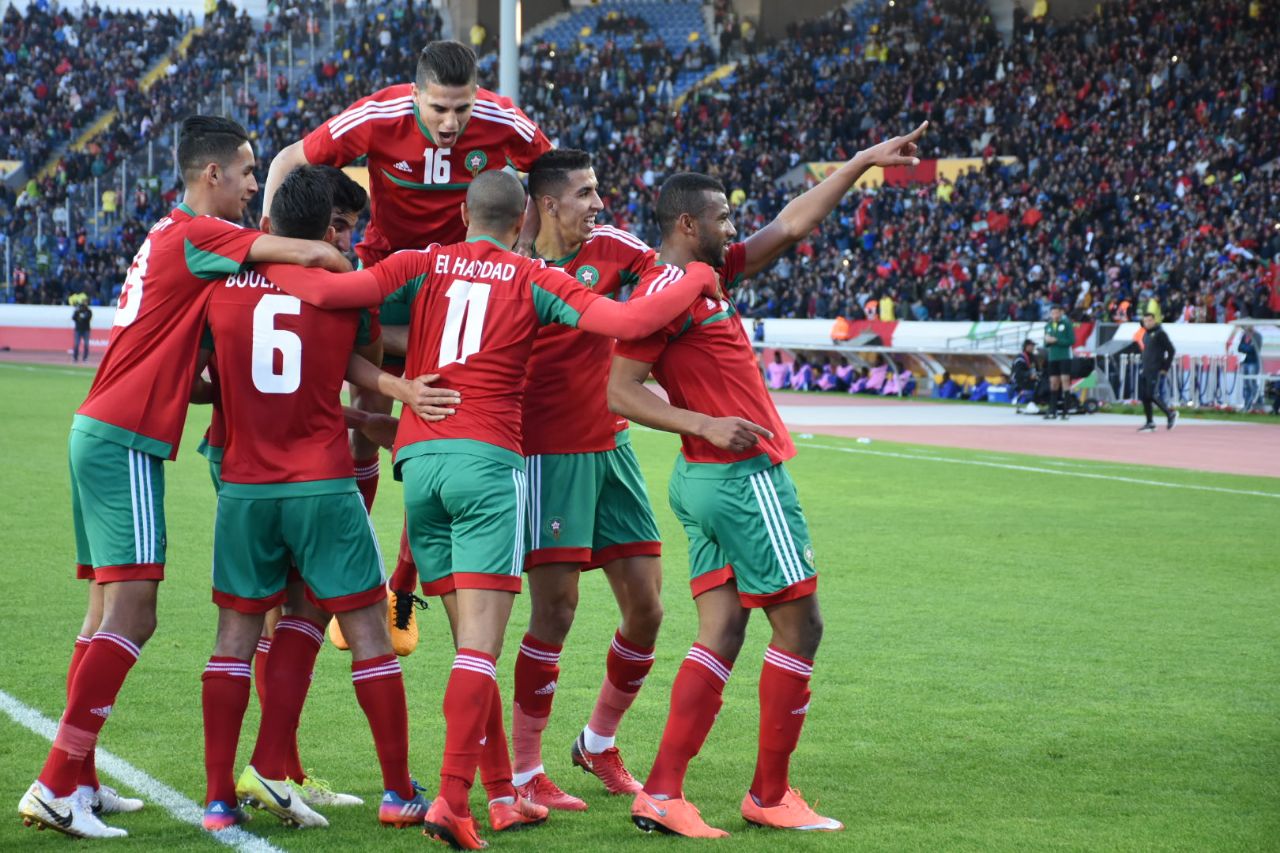 بالصور:المنتخب المغربي متفوق على ناميبيا 1-0