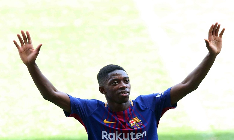 ديبمبلي يغيب مجددا عن برشلونة 