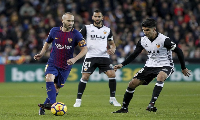 برشلونة يتحدى فالنسيا لبلوغ نهائي كأس إسبانيا
