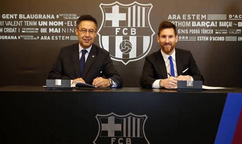 رئيس برشلونة: ميسي سيوقع عقدا جديدا مع النادي