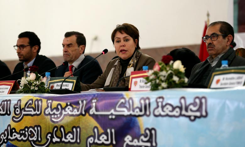 إعادة انتخاب بشرى حجيج رئيسة للجامعة الملكية المغربية للكرة الطائرة