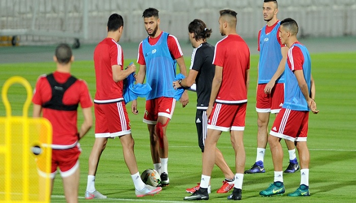 الأسود يجرون آخر الاستعدادات قبل مباراة البينين