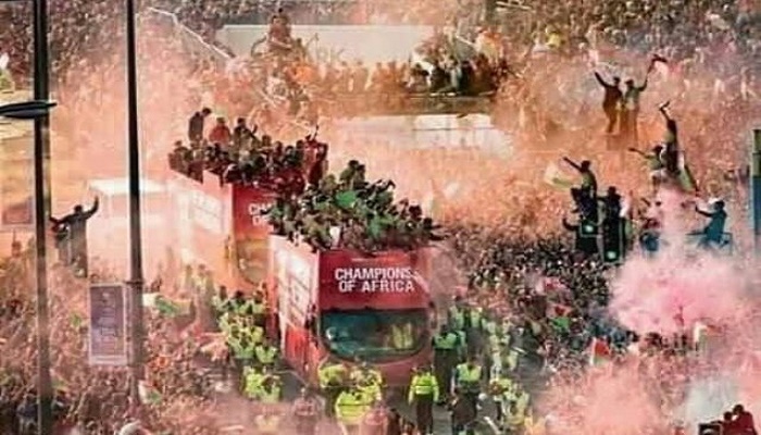 استقبال اسطوري لمنتخب مدغشقر