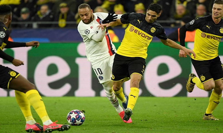 حكيمي يتألق أمام نيمار 