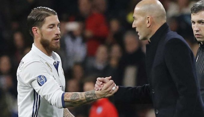 زيدان غير متأكد من مستقبل راموس مع الريال 