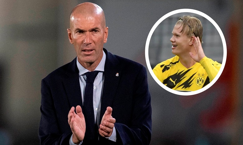 زيدان يرفض التعليق على إمكانية التعاقد مع هالاند