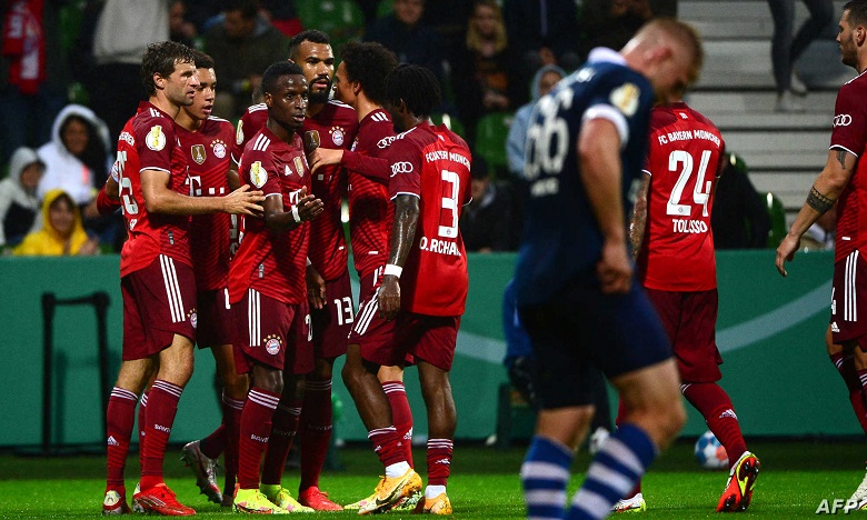 البايرن  يسحق بريمر 12-0 في كأس ألمانيا