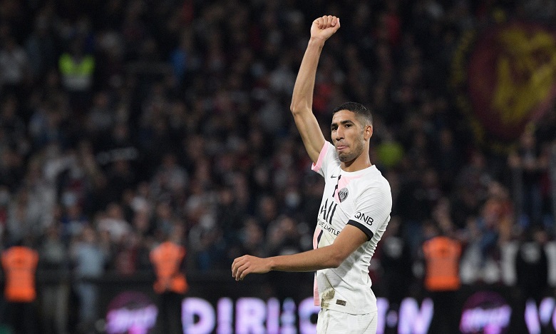 حكيمي يمنح الفوز السابع على التوالي لسان جيرمان