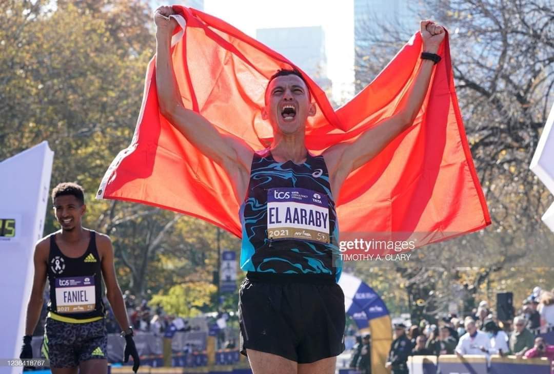 الاعرابي  يحطم رقمه الشخصي ويتوج وصيفا لماراثون نيويورك