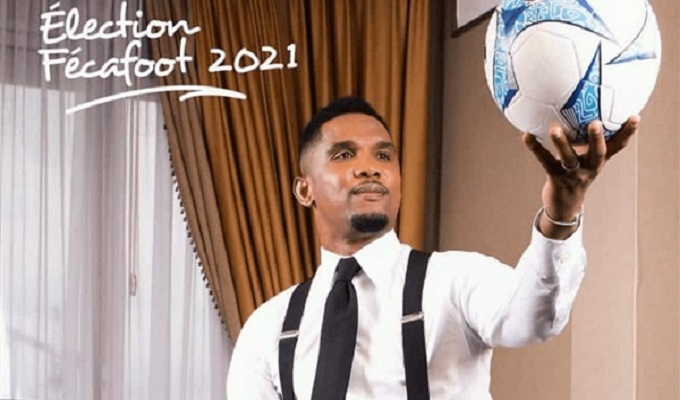 أول تعليق من صامويل إيتو عقب انتخابه رئيسًا للاتحاد الكاميرونى