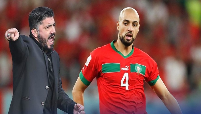 غاتوزو يجدد إعجابه بأمرابط ويصفه بـ "اللاعب المتكامل"