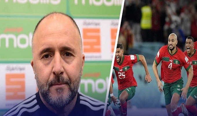 مدرب المنتخب الجزائري: أرفع القبعة للمنتخب المغربي والمدرب الركراكي