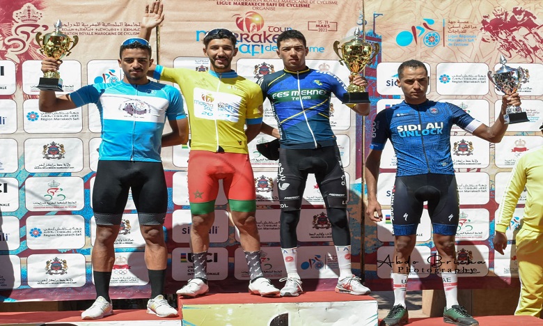  طواف جهة مراكش أسفي: أشرف الدغمي يتوج بلقب  الدورة الأولى.