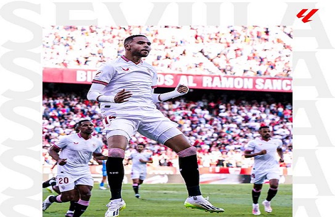 النصيري يعود إلى التهديف أمام ألميريا