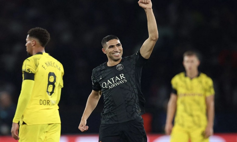 دوري الأبطال...حكيمي في التشكيلة المثالية للجولة الأولى