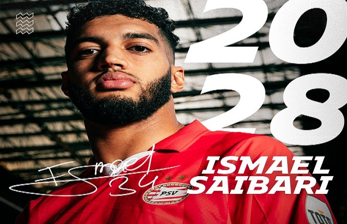 صيباري يمدد عقده مع إيندهوفن إلى 2028