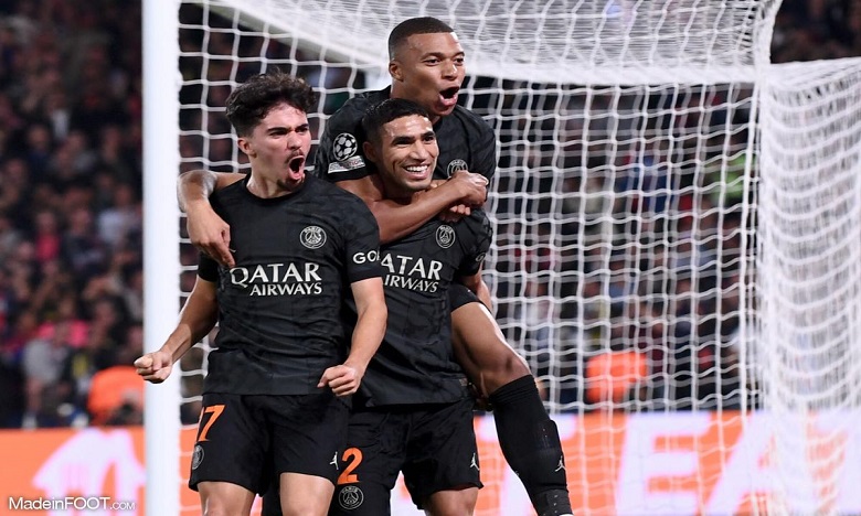 حكيمي يوقع على بداية مبهرة في دوري الأبطال