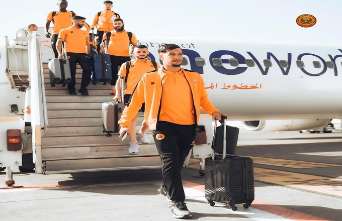 بعثة نهضة بركان تصل إلى مصر 