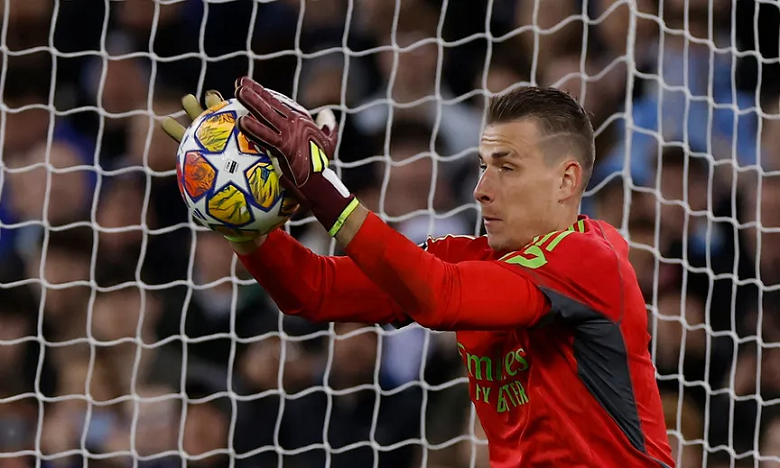 حارس الريال لونين "حزين" لعدم جاهزيته لخوض "أهم مباراة في حياته"