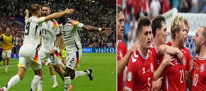 "الأورو 2024"...الدنمارك تتعادل وتواجه ألمانيا في دور 16