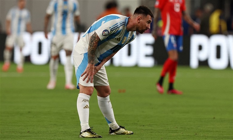 ميسي يكشف سر إصابته أمام الشيلي