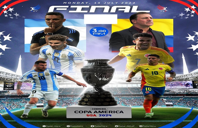 كوبا أمريكا...كولومبيا تلاقي الأرجنتين في النهائي