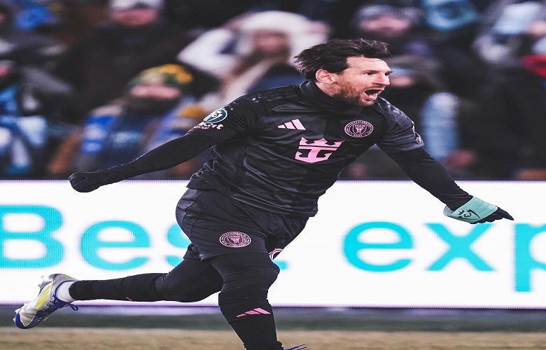 في أجواء باردة ...ميسي يمنح الفوز لميامي في كأس كونكاكاف