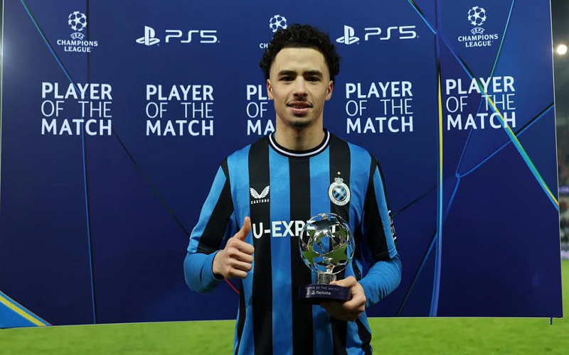 دوري الأبطال...المغربي طالبي الأفضل أمام أتلانتا